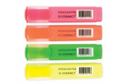 KF01116 - HIGHLIGHTERS WALLET 4 ASSORTED