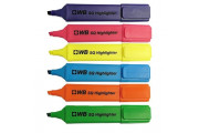 VALUE HIGHLIGHTERS WALLET (6) ASSORTED