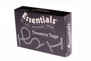 TREASURY TAGS 51MM METAL ENDED BOX 100