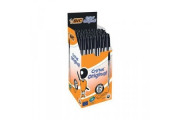 BC10002 - BIC CRISTAL ORIGINAL MED PENS BLACK BOX 50