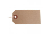 STRUNG REINFORCED MANILLA TAGS 82mm X 41MM BOX 1000