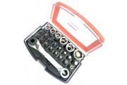 24 PC SCREWDRIVER BITS AND SOCKET SET