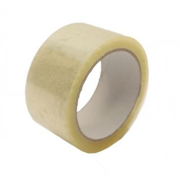 CLEAR PACKING TAPE  (6 ROLLS) LOW NOISE 48mm X 66M