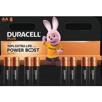 DURACELL PLUS AA PACK (8) - 69313AA