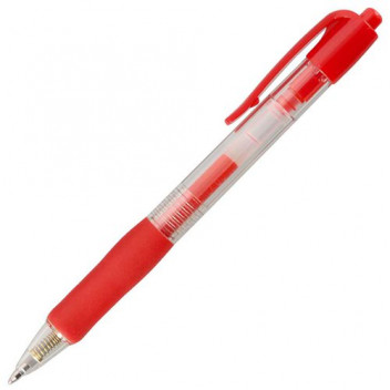 VALUEX GEL ROLLER BALL PENS RED - SINGLE