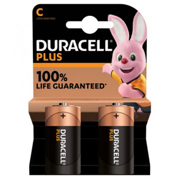 DURACELL C BATTERIES (2 PACK)